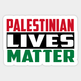 PALESTINIAN LIVES MATTER Sticker